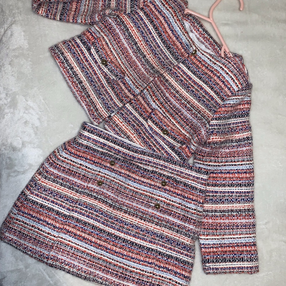 Janie and Jack 2 piece toddler girls set.